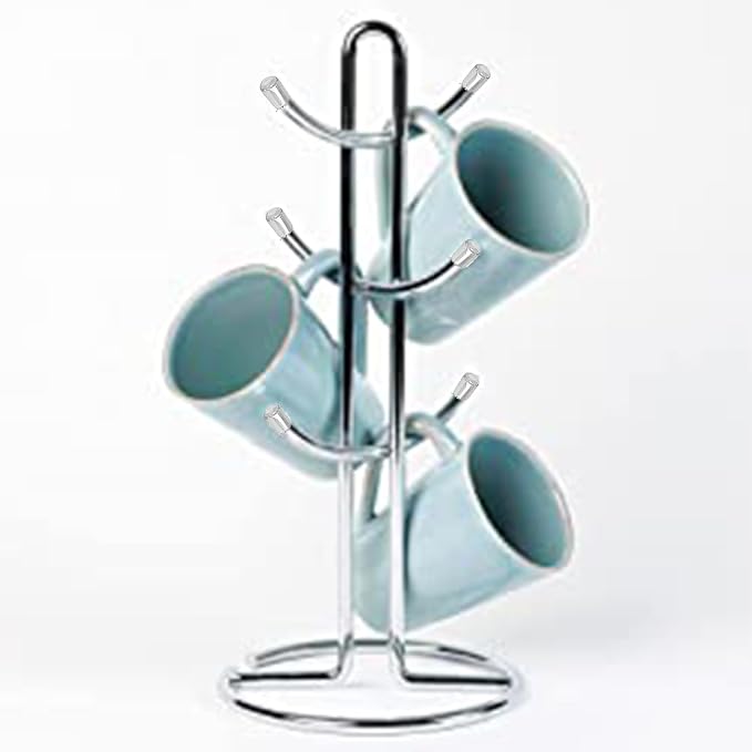 FitWell Mugs Holder, Mug Tree, Coffee Cup Holder, Coffee Mug Tree, Mug Organizer - Image 7