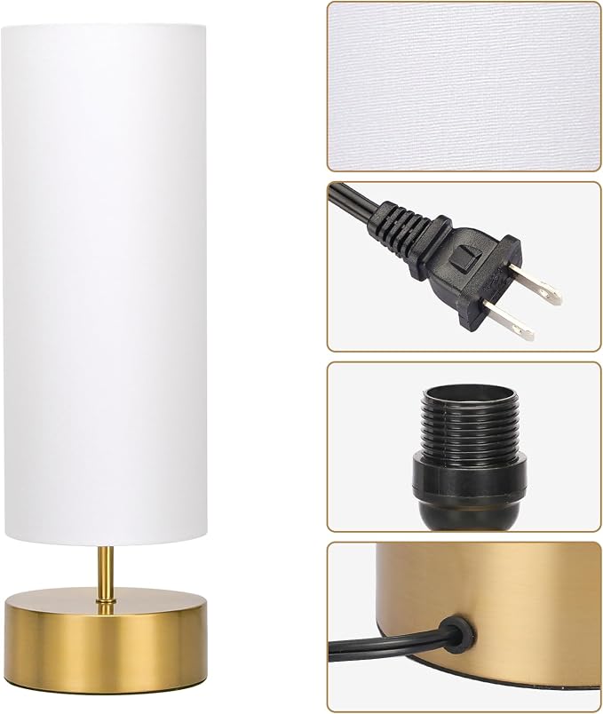 3-Way Dimmable Table Lamp, Touch Control Nightstand Lamp - Image 6