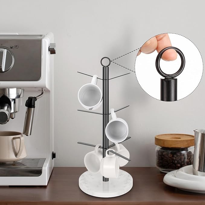 Mug Holder Tree, Coffee Cup Stand Holder, Thick Base Mug Rack - Image 7