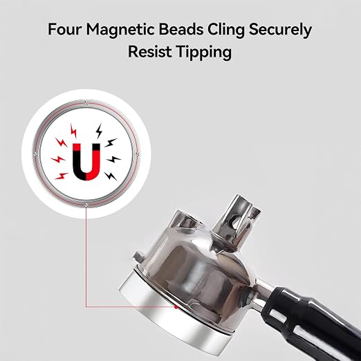 Magnetic Dosing Funnel, 54mm Dosing Funnel Aluminum Alloy, Espresso Dosing Ring - Image 5
