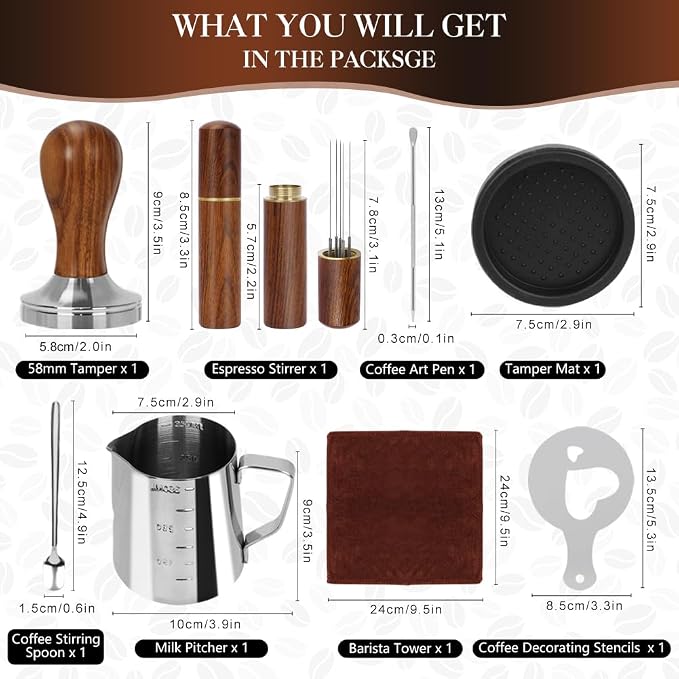 Y-Step 58mm Espresso Accessories Kit, - Image 2