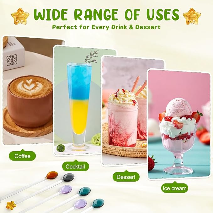 6-Piece Glass Stirring Spoon Set - Image 4