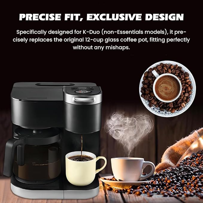 12-CUPS Coffee Maker Glass Carafe Replacement - Image 6