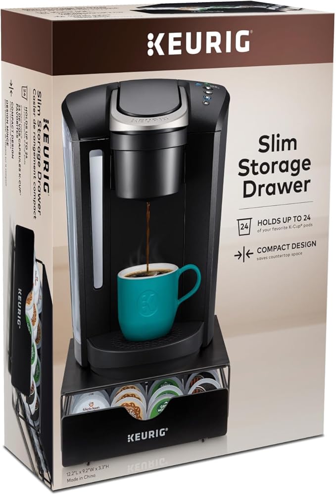 Keurig Slim Non-Rolling Storage Drawer, Coffee Pod Storage, Holds up to 24 - Image 5