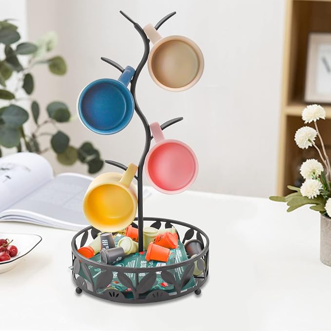 VANRA Mug Tree Holder Stand Coffee Mug Rack Countertop - Image 4