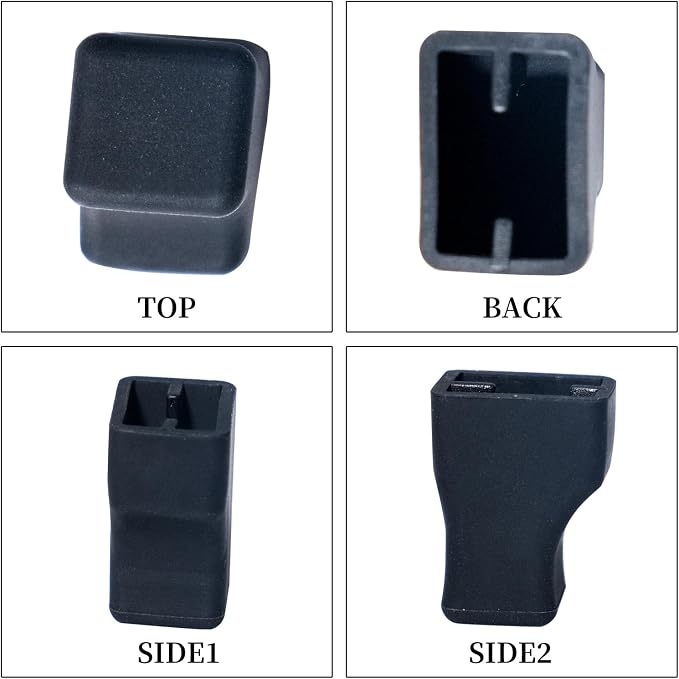 50 Pcs Coffee Syrup Pump Tip Covers Black Rubber Caps Fits - Image 2