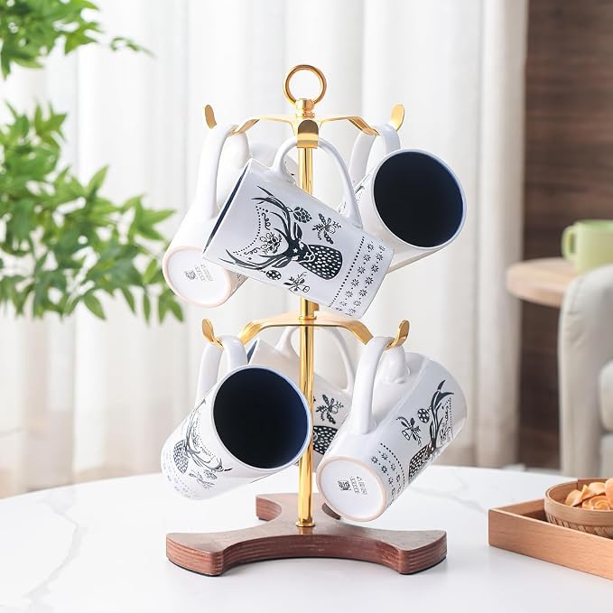2-Tier Revolving Mug Tree Holder - Image 2
