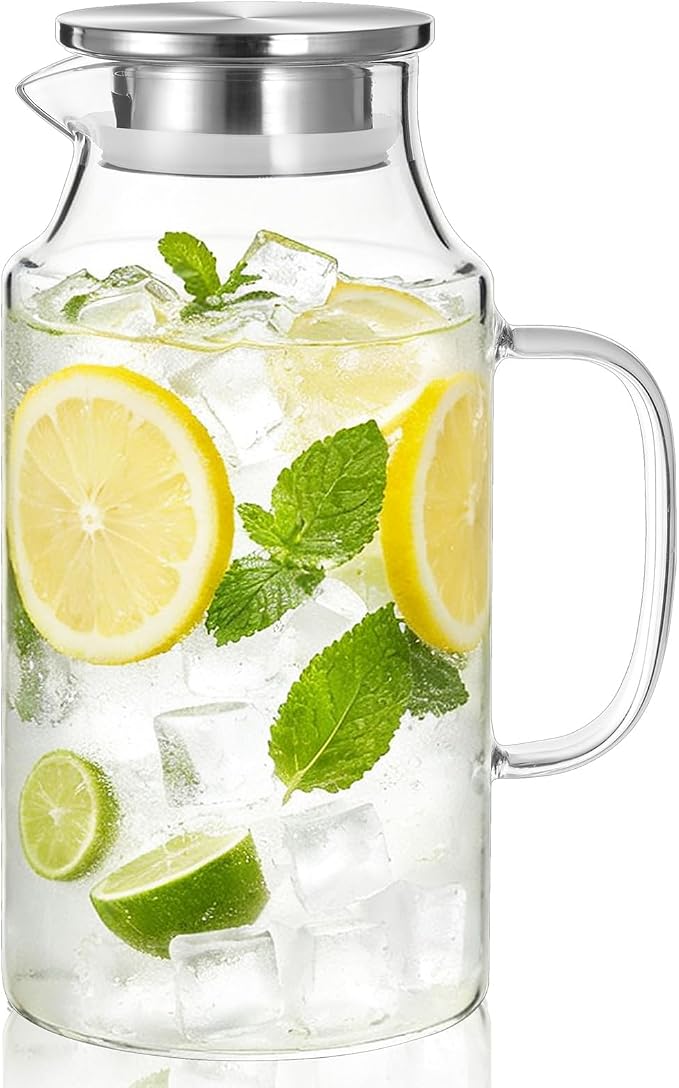Bivvclaz Short 67.6 oz Glass Pitcher by Bivvclaz