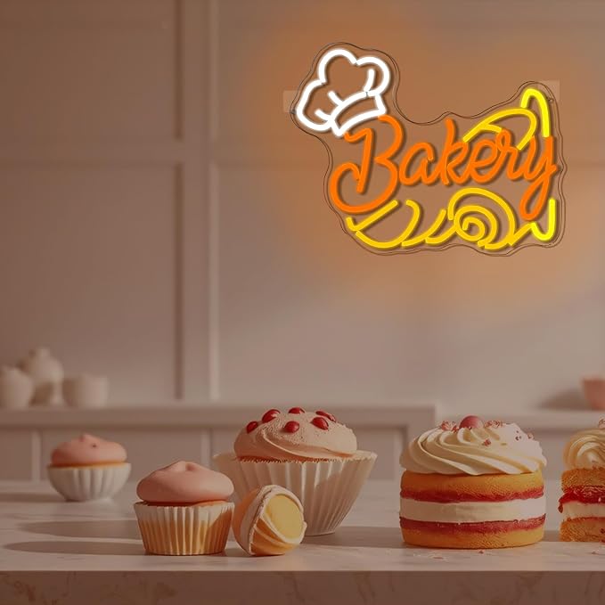 Bakery Neon Sign for Business Decor Dimmable Cake Led Lights Signs Bread Neon - Image 7