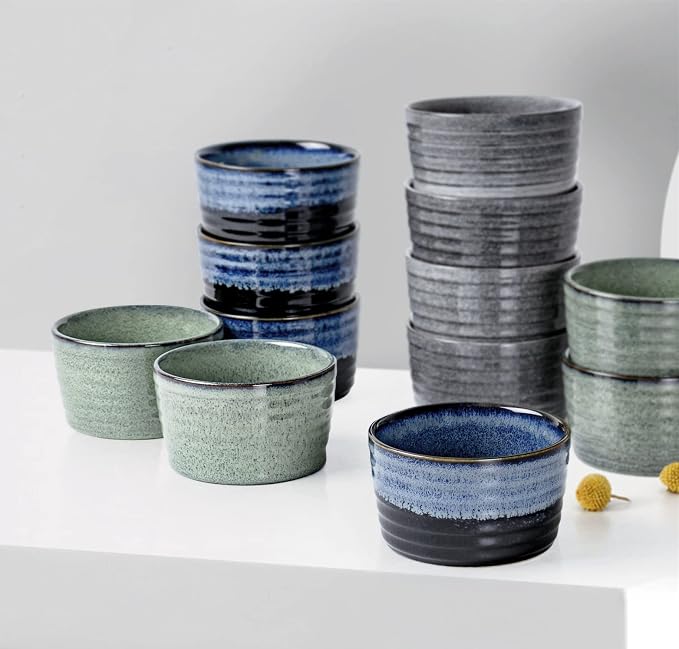 UNICASA Ramekin Set of 4, UNICASA 8 oz Creme Brulee Ramekins, Oven Safe Baking - Image 8