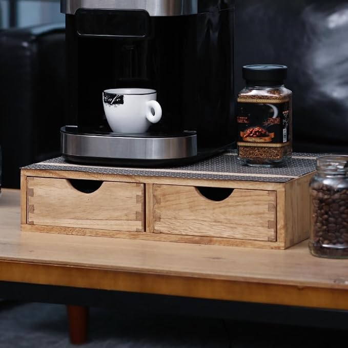 DDYURI Storage Drawer Holder for Capsules Coffee Pod K-cup Organizer /2 Drawers - Image 7