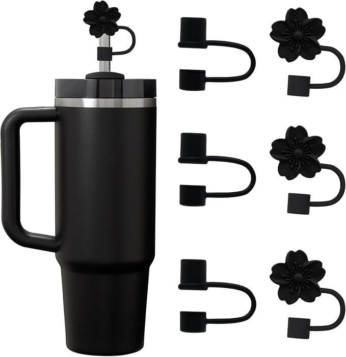 6Pcs Straw Covers Cap Compatible by CEDIDJAC