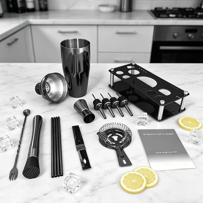 14-Piece Cocktail Shaker Set - Image 6