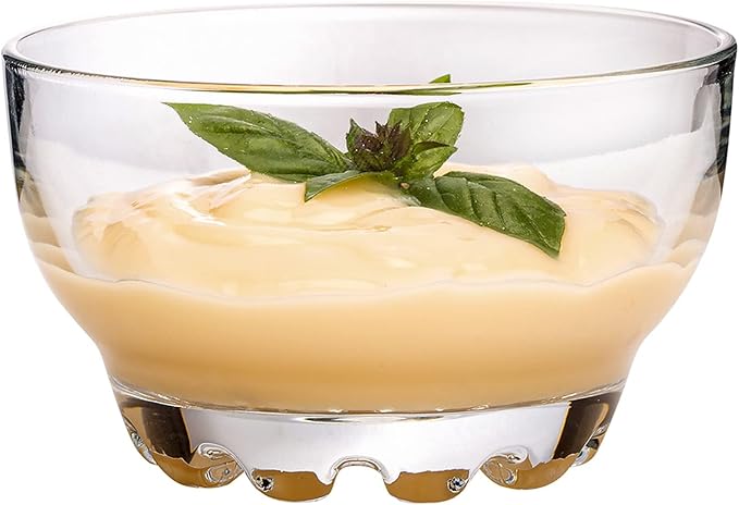 Volarium Glass Bowls Set of 6 for Kitchen Prep, or Nuts - Image 8
