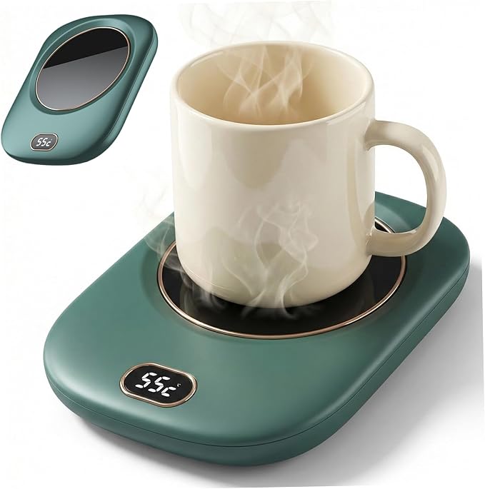 Mug Warmer Cordless, Cup Warmer, 3-Level Mug Heater Waterproof Cordless USB - Image 2