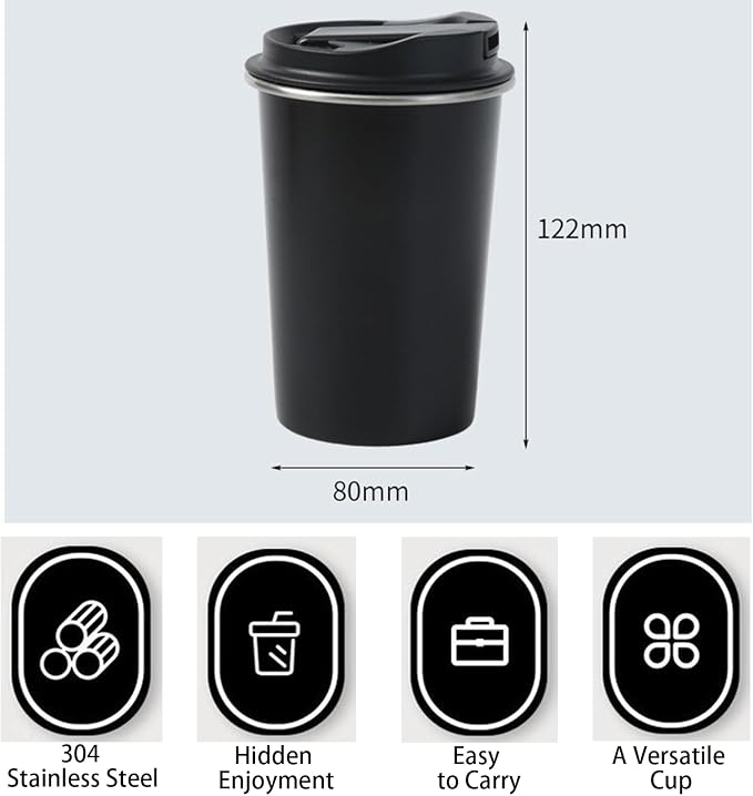 Portable Stainless Steel Coffee Cup - Image 5