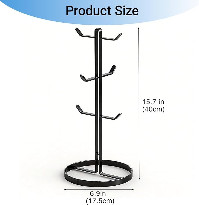 Mug Holder Tree, Coffee Mug Tree - Image 5