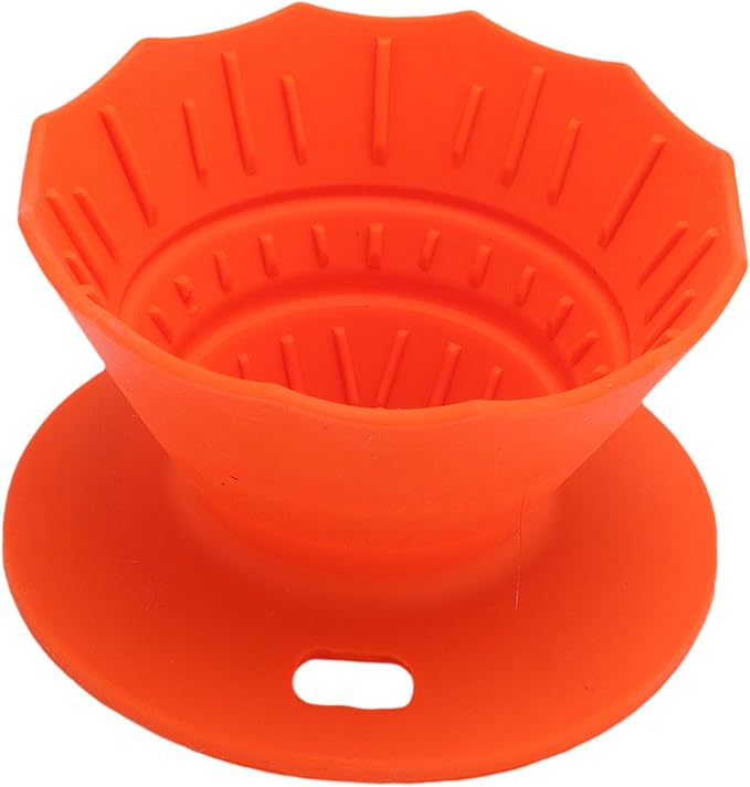 Pour Over Coffee Dripper, Food Grade Silicone Portable Coffee Filter, Folding - Image 2
