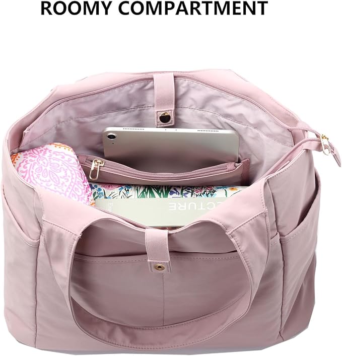 ESVAN Yoga Tote Bag Mat bag Women Shoulder Bags Carryall Tote - Image 6