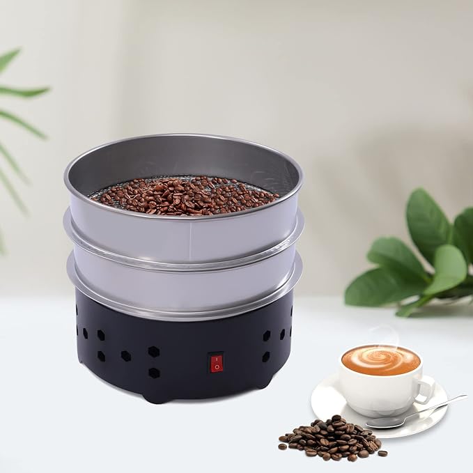 Coffee Bean Cooler, 1.3Lbs Electric Coffee Bean Cooling Tray 2-Layer Coffee - Image 7