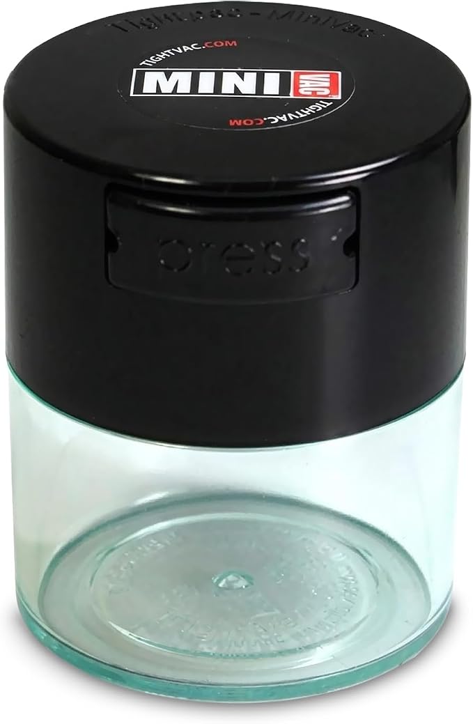TIGHTPAC MINIVAC Portable Vacuum Seal Airtight Container – Keeps Coffee Beans by Tightpac+America+Inc.
