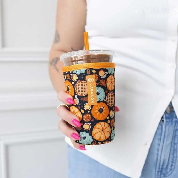 Sok It JavaSok Iced Coffee & Cold Soda Insulated Neoprene Cup Sleeve - Image 2