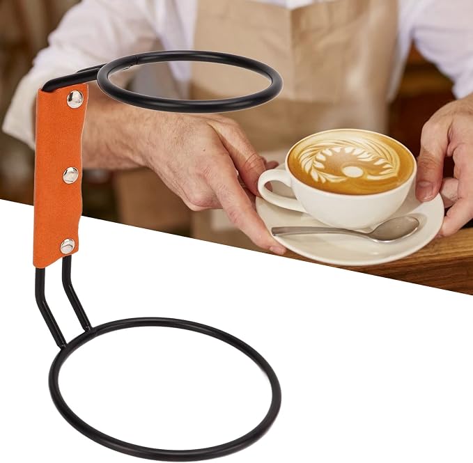 Jeanoko Pour Over Coffee Makers Stand, Pour Over Coffee Dripper Rack Iron - Image 6