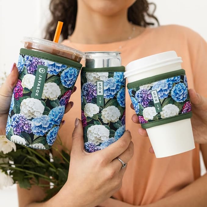 Sok It JavaSok Iced Coffee & Cold Soda Insulated Neoprene Cup Sleeve - Image 3