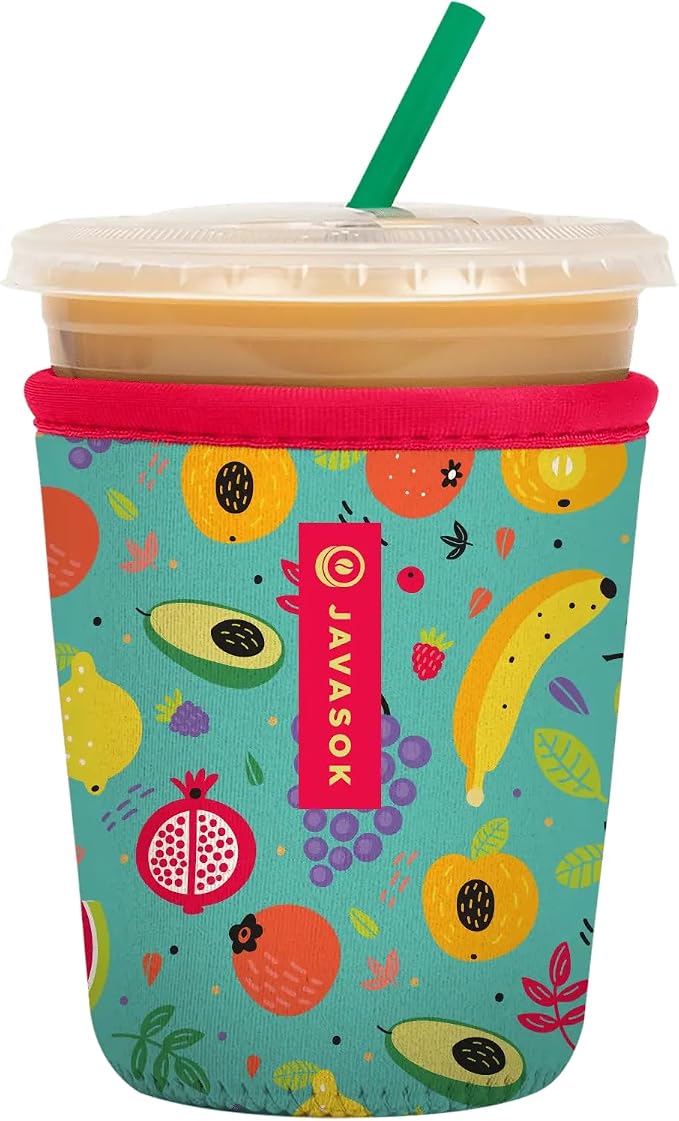 Sok It JavaSok Iced Coffee & Cold Soda Insulated Neoprene Cup Sleeve by SokIt