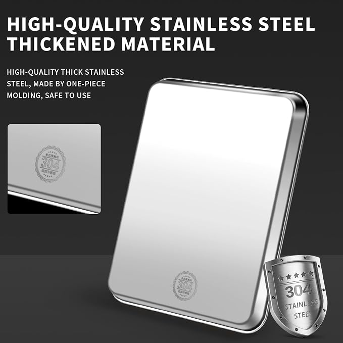 Stainless Steel Drain Tray, Cup & Dish Drying Rack, Drain Board 2 Tier Non Slip - Image 4