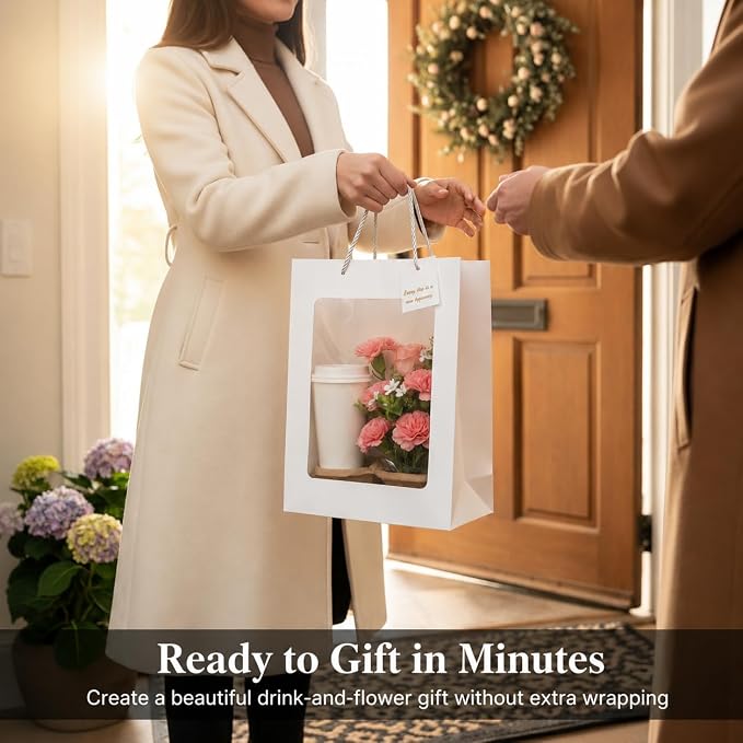 StatueLux Clear Window Gift Bags - Image 6