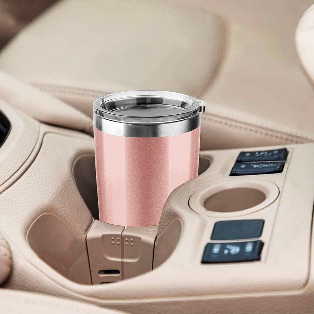 30oz Stainless Steel Travel Mug with Lid, 12 Pack Double Wall Vacuum Insulated Bulk Tumbler, Powder Coated Coffee Cup Suitable for Vehicle Cup Holders (Black)