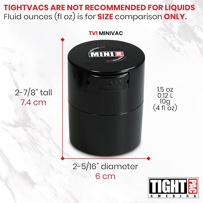 Tightpac Minivac Portable Vacuum Seal Airtight Container – Keeps Coffee Beans - Image 8