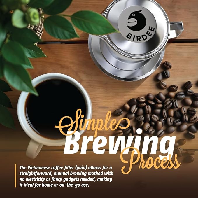 Birdee Vietnamese Coffee Dripper - 12 oz - Image 3