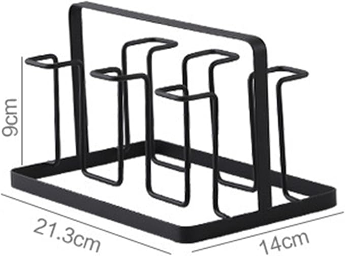 Gralara Mugs Cups Organizer, Glass Cups Stand Holder, 6 Cup Holder Hanger - Image 4