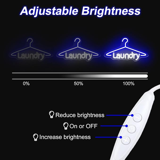 Laundry Neon Sign Laundromat Led Neon Sign Washing Machine Light Sign - Image 4