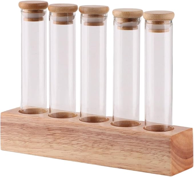 Single Dose Coffee Bean Storage Tubes Glass Coffee Beans Storage Containers by Unknown