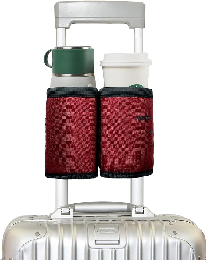 riemot Luggage Travel Cup Holder Free Hand Drink Carrier by riemot