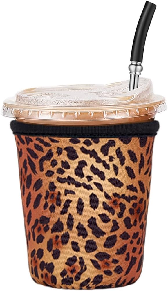 Iced Coffee Sleeve Reusable Small 16-20oz by Cavllson