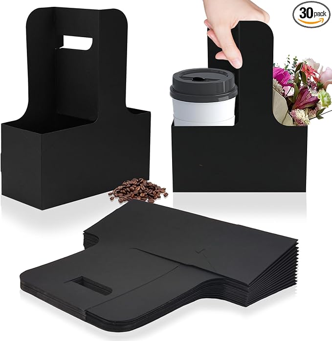2 Cup Disposable Drink Carrier for Delivery by Xlong