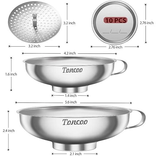 2pcs Canning Funnels for Filling Mason Jars - Image 2