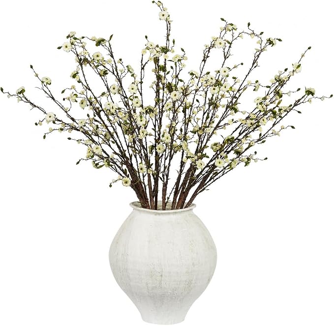 Melorca&Guilla Artificial Plants, Faux Greenery Stems Fake Plants Artificial by MelorcaGuilla