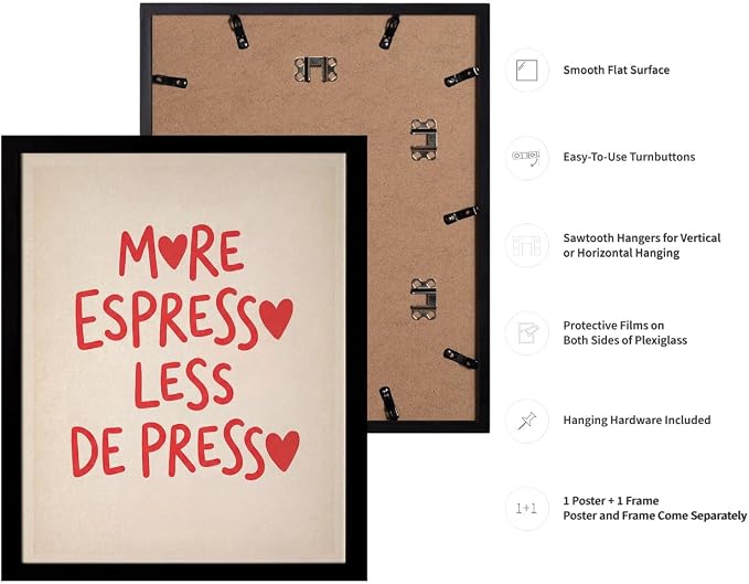 Lawrence Williams Designs Coffee Quote Poster - Image 3