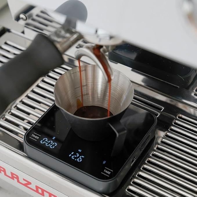 watchget Stainless Steel Espresso Cups, Single Spout & Scale Measuring Cup - Image 3