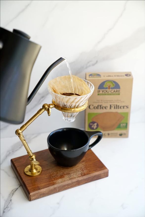 If You Care # 4 Cone Shaped Unbleached All Natural Compostable Coffee Filters - Image 2