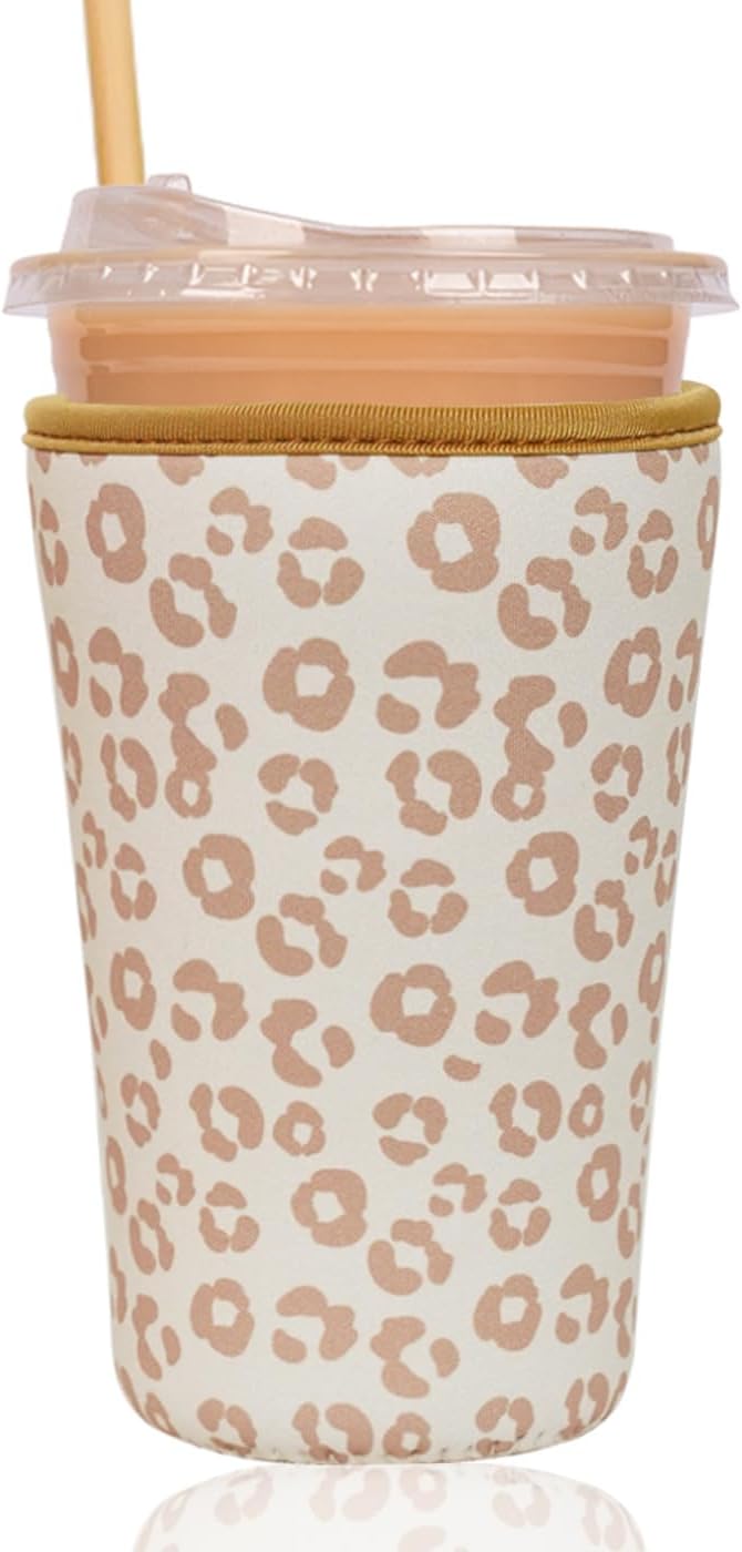 Reusable Insulated Sleeve for Iced Coffee Cup, Coffee Neoprene Sleeve for Cold by Unknown