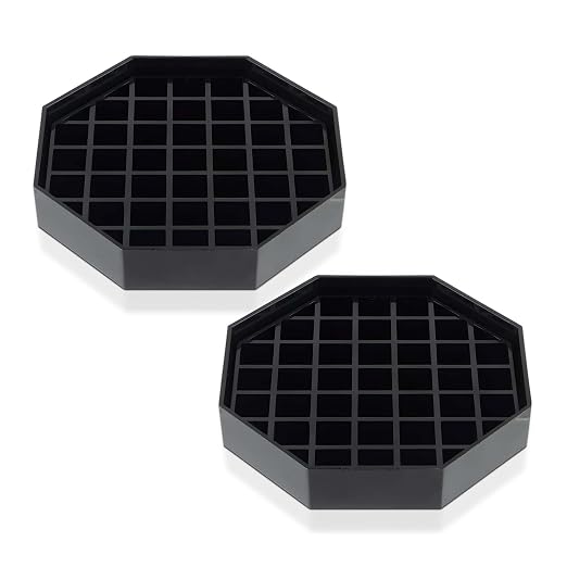 OCS Parts 4-Inch Coffee Countertop Drip Tray | 2-Pack | Spill Preventer Octagon by OCSParts