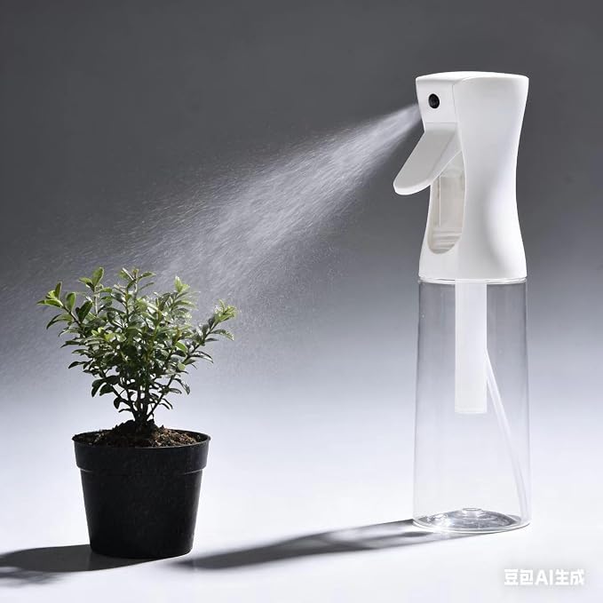 ZALUJMUS Ultra Fine Mist Spray Bottle, 200ml Continuous Sprayer, Plastic - Image 2