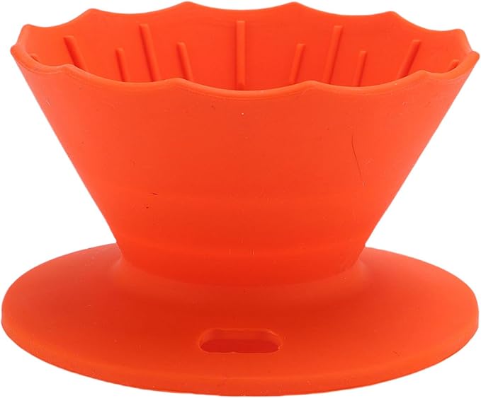 Pour Over Coffee Dripper, Food Grade Silicone Portable Coffee Filter, Folding - Image 9