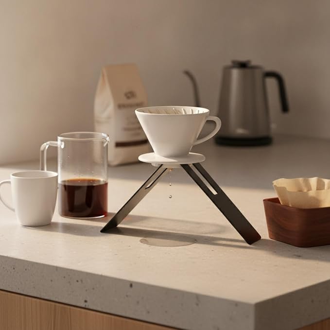Stainless Steel Pour Over Coffee Dripper Stand - Image 3